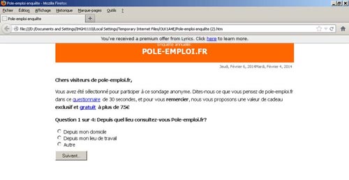 alerte50389.jpg (E-mail dans espace personnel pour inciter à répondre à...
