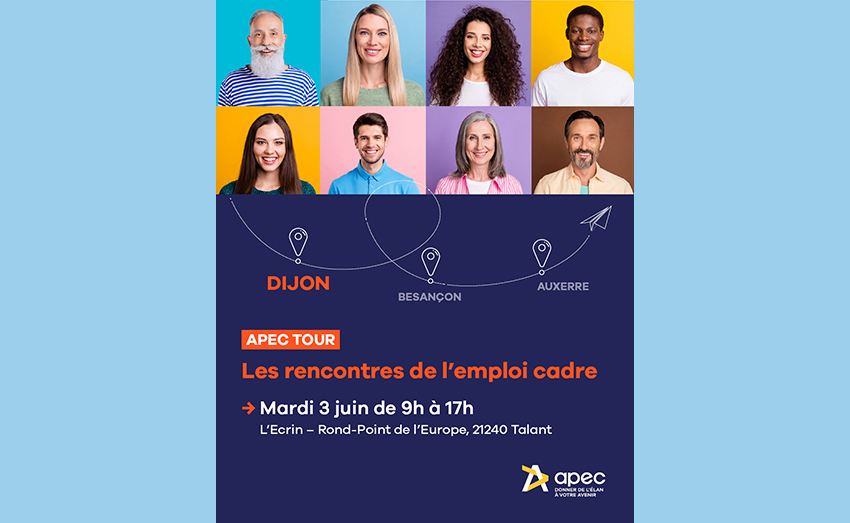 Apec Tour Dijon, mardi 3 juin à l'Ecrin à Talant