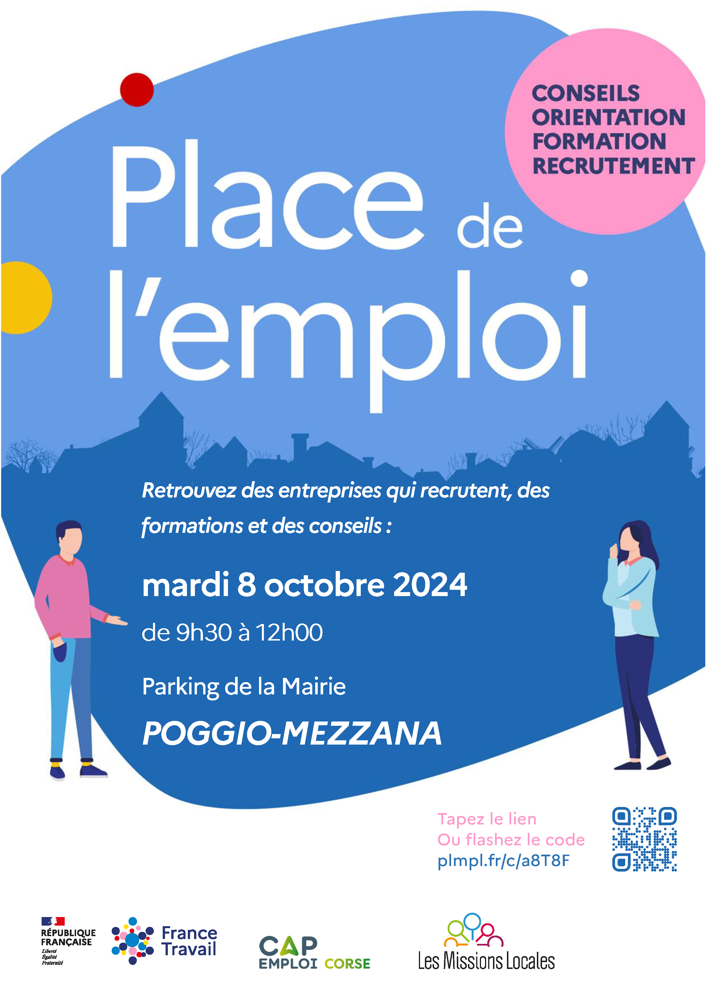 Affiche place de l'emploi Poggio Mezzana