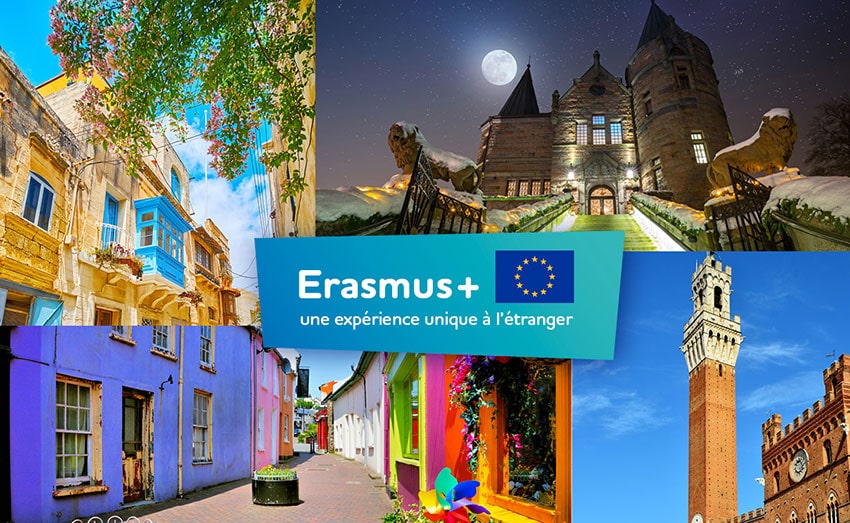 Erasmus+ une expérience en entreprise en Irlande, Italie, Suède, Allemagne, Espagne, Portugal, ou à Malte.