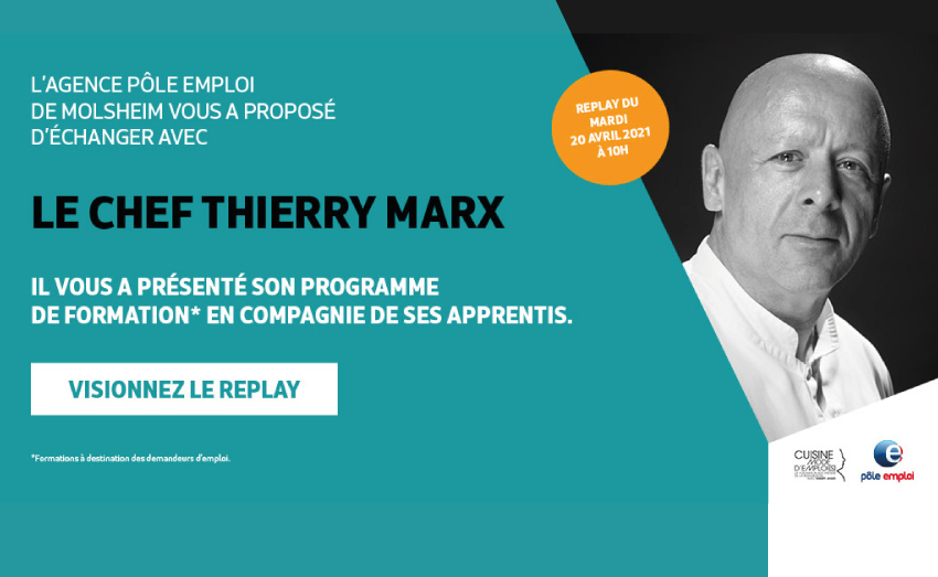 Se former aux métiers de la restauration - Découvrez le replay du webinaire avec le chef Thierry Marx !