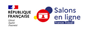 Illustration salon en ligne