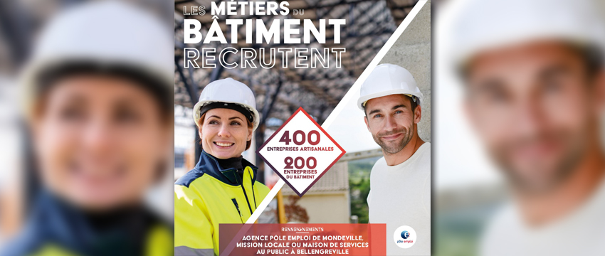 Pôle emploi Mondeville engagé aux côtés des entreprises du bâtiment