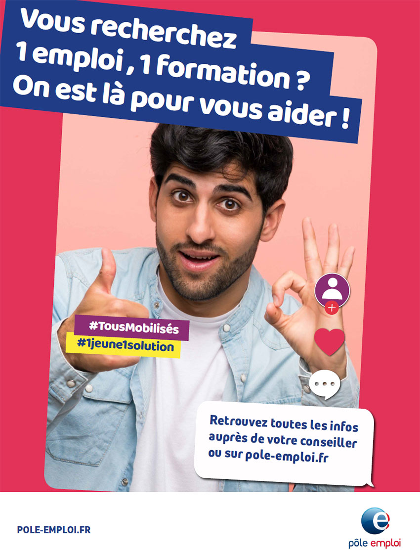 Affiche #1jeune1solution