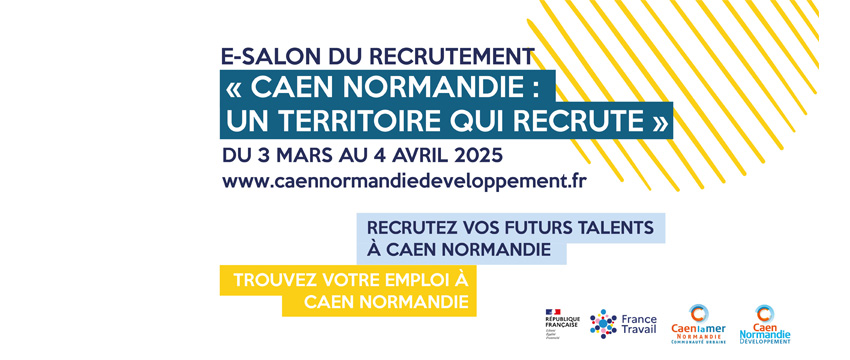 Visuel Caen Normandie : un territoire qui recrute
