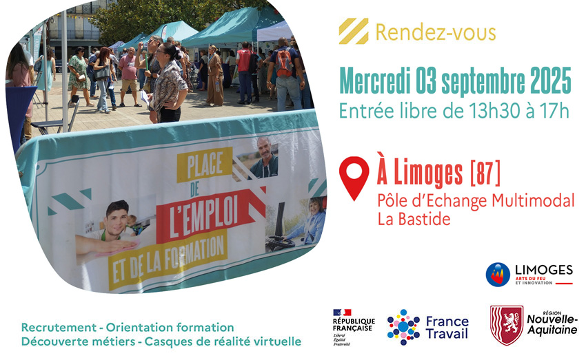 Place emploi formation Limoges