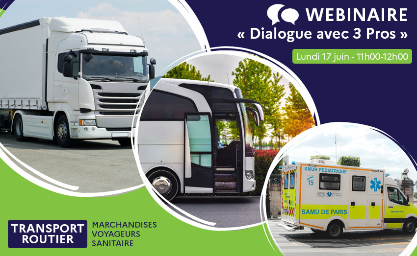 Webinaire Dialogue avec 3 Pros du Transport Routier