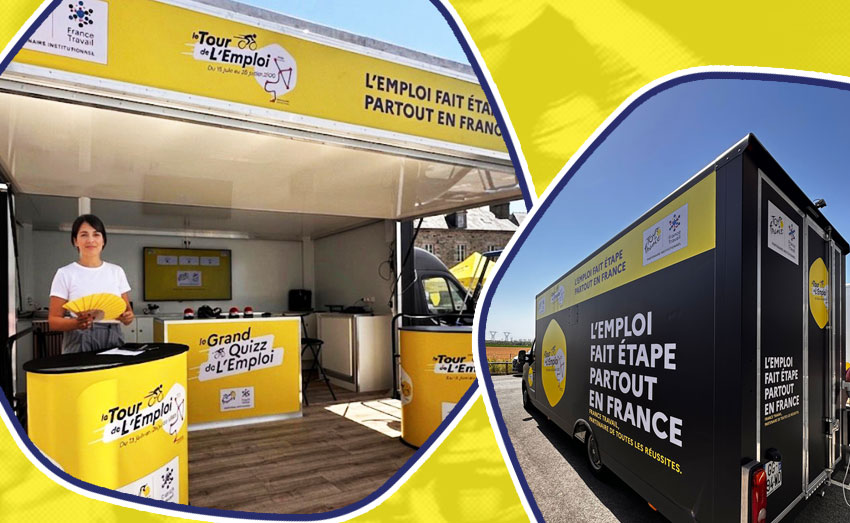 Camion France Travail Tour de l'Emploi 2026