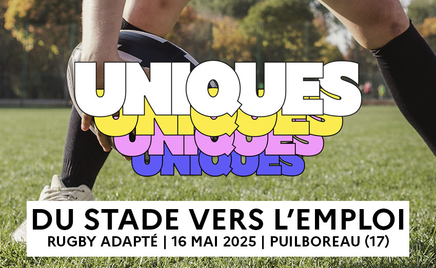 stade vers l'emploi rugby adapte la rochelle puilboreau charente-maritime uniques