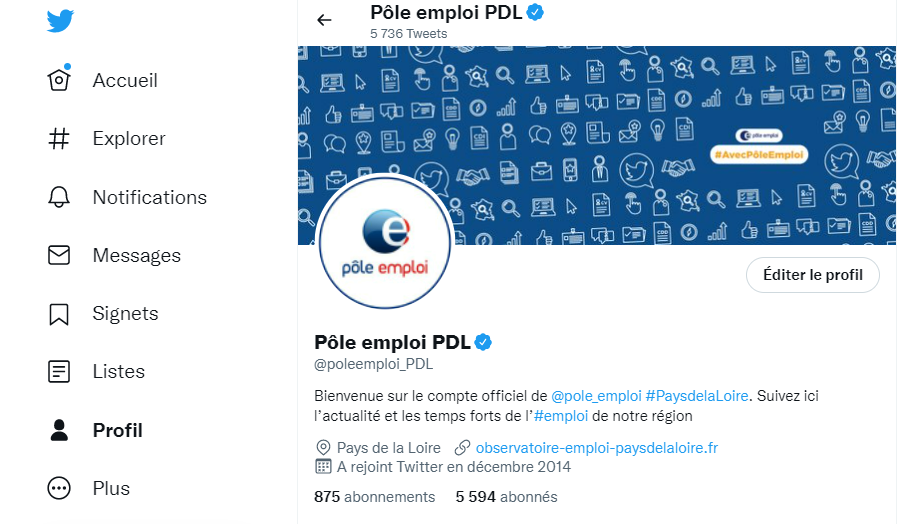 NOUS SOMMES AUSSI SUR TWITTER