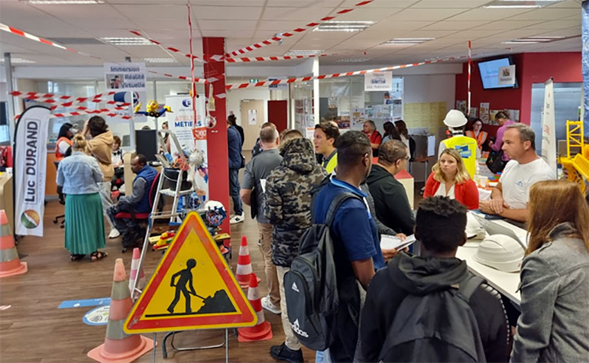 Semaine du BTP : Faire naître des vocations par l’immersion Pôle emploi Angers Capucin