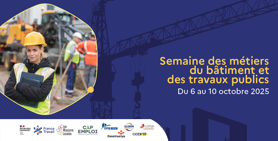 Le BTP vous ouvre ses portes du 6 au 10 octobre